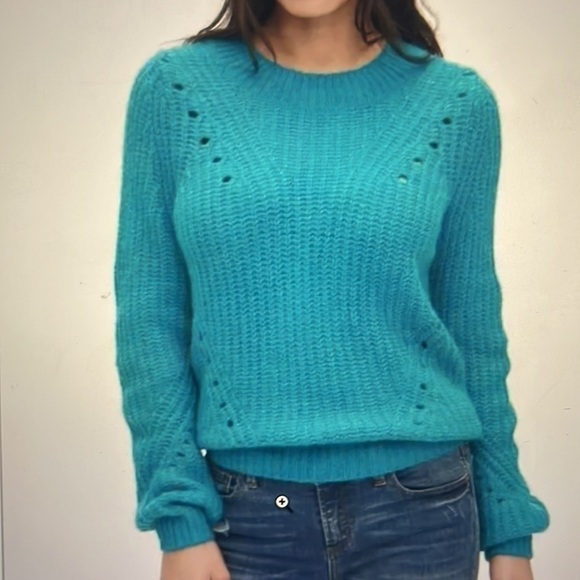 GAP XL Extra Large Wool Blend Sweater Brushed Pointe Heather Gray - Picture 16 of 16